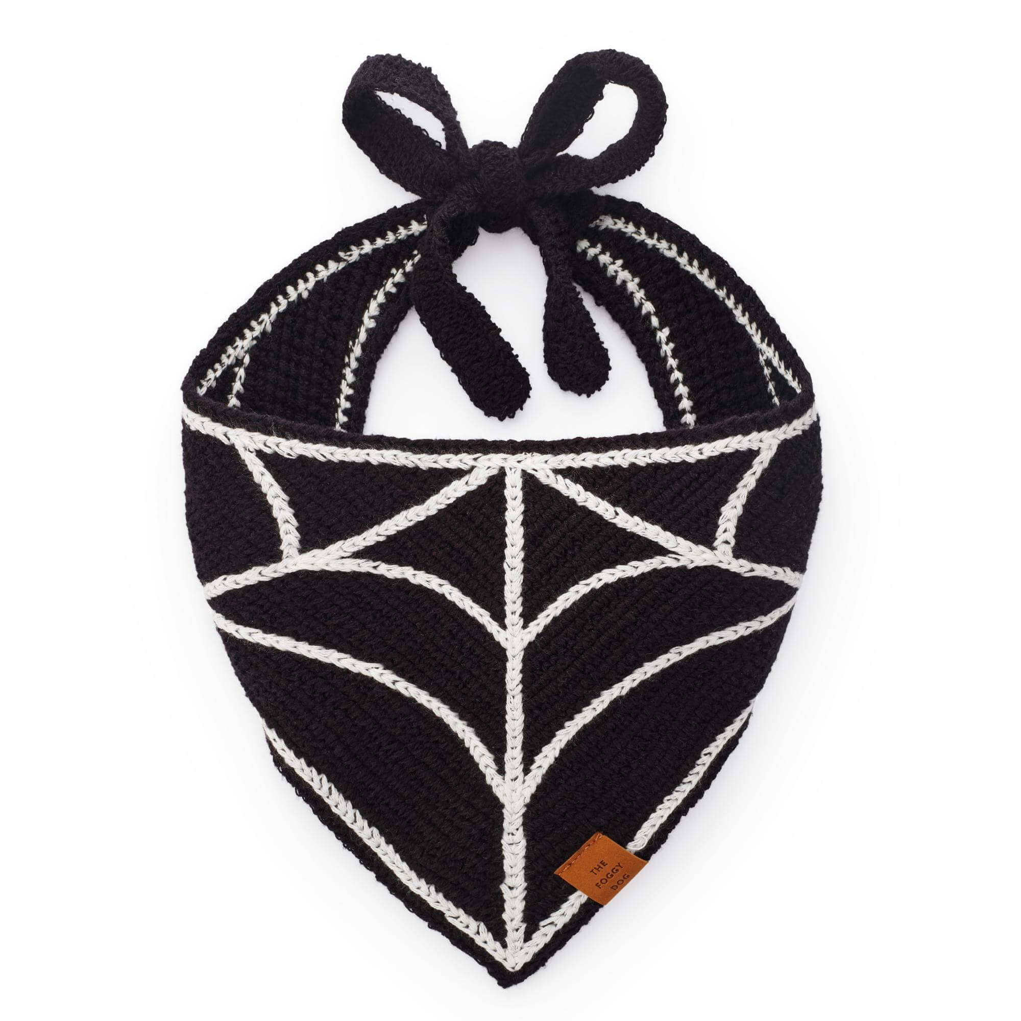 Spiderweb Crochet Dog Bandana