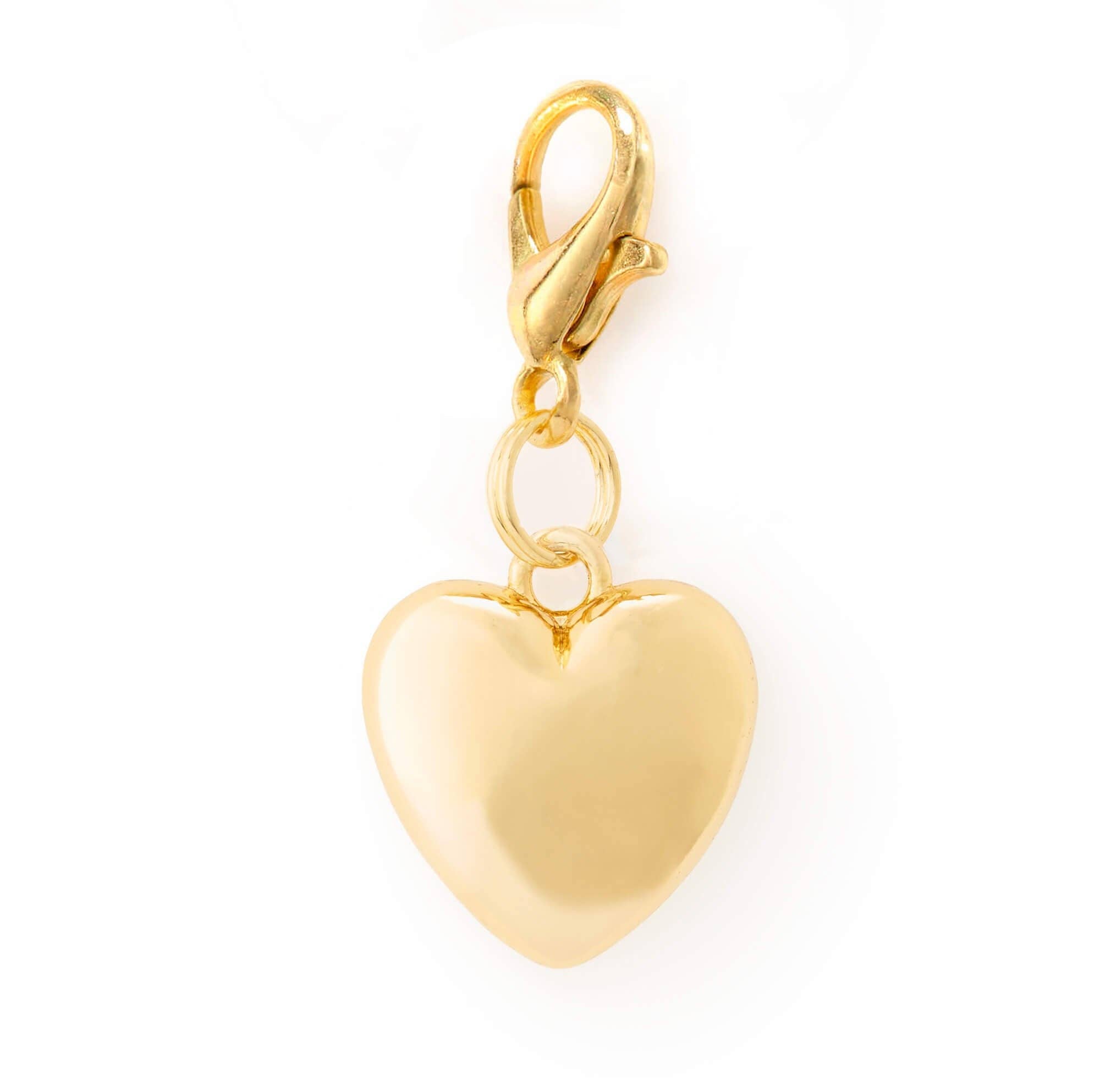 Heart of Gold Collar Charm