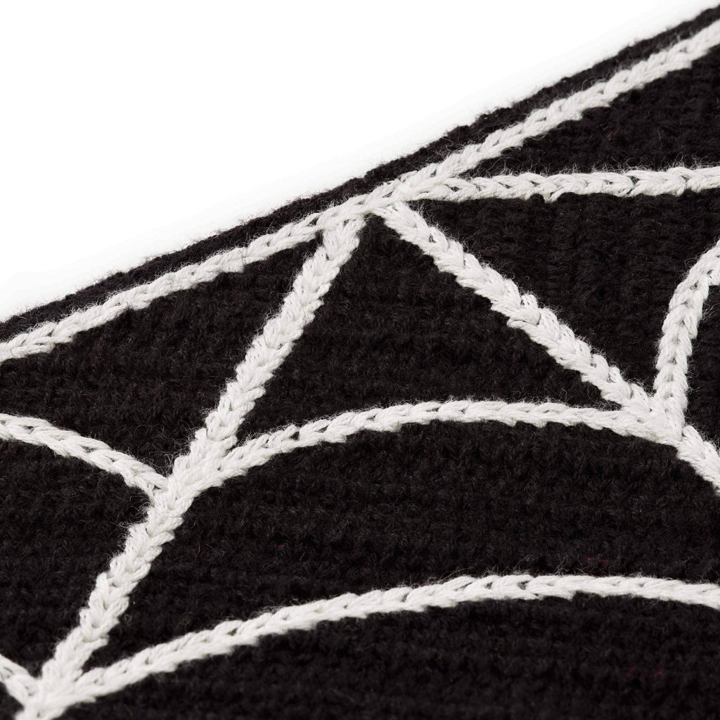 Spiderweb Crochet Dog Bandana
