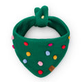 Holiday Bobble Knit Dog Bandana