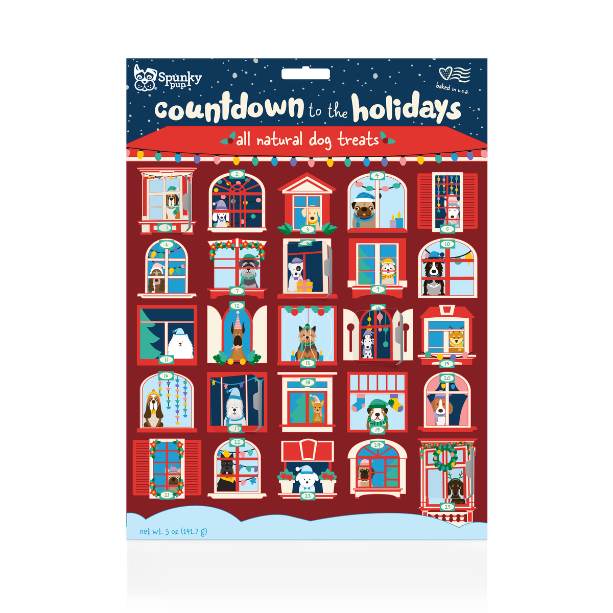 Advent Calendar - 25 Days of Dog Treats - Holiday