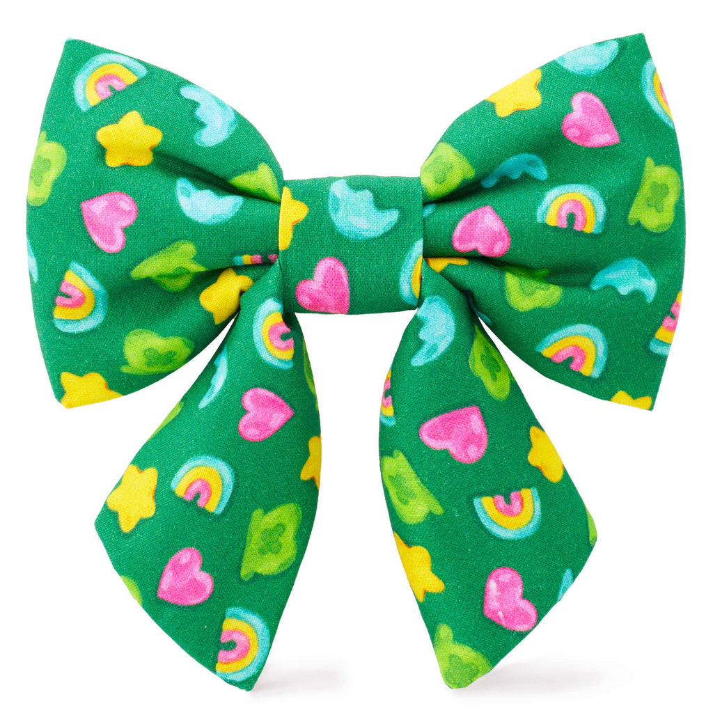 Charmed St. Patrick's Day Lady Dog Bow