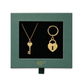 Key to My Heart Necklace & Collar Charm Set