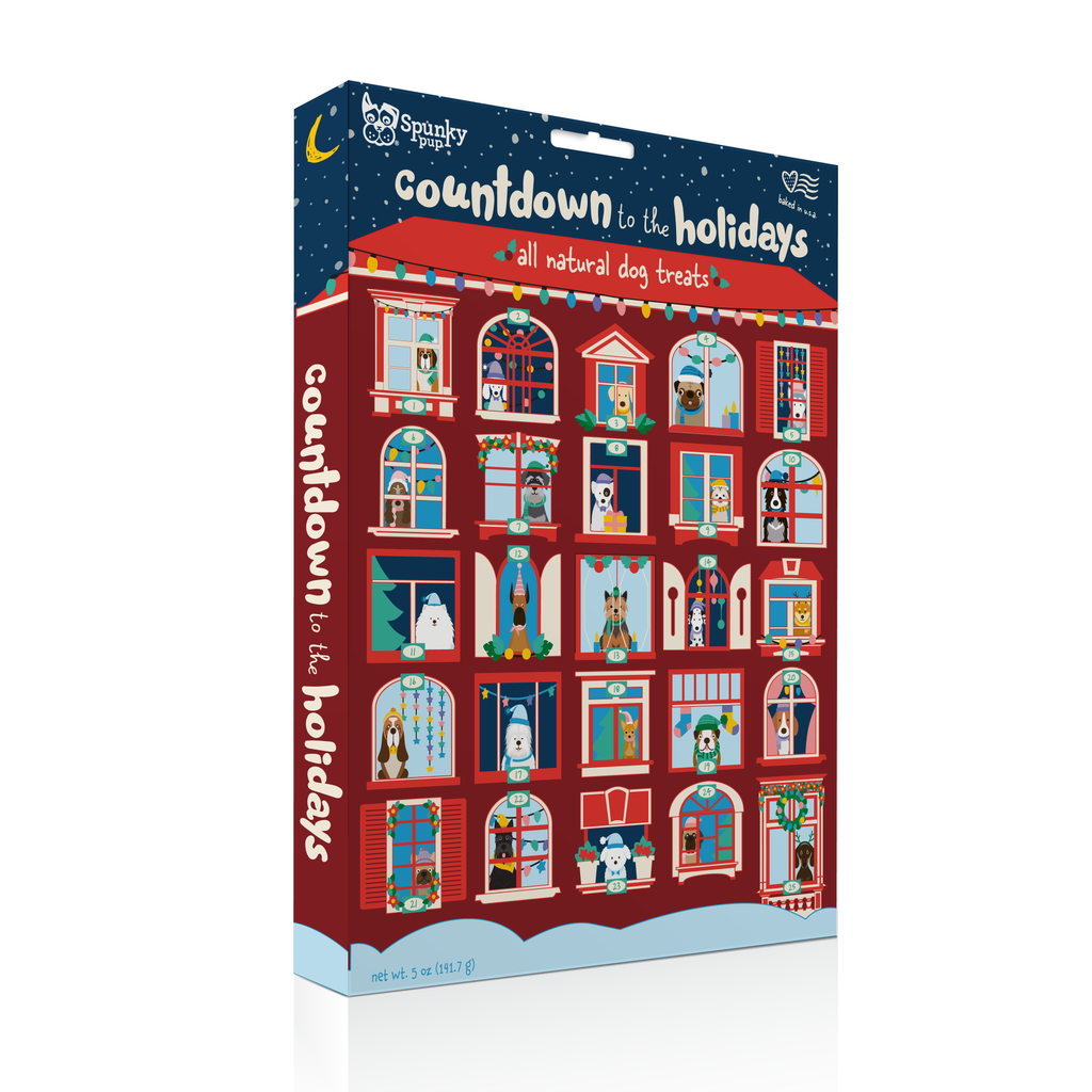 Advent Calendar - 25 Days of Dog Treats - Holiday