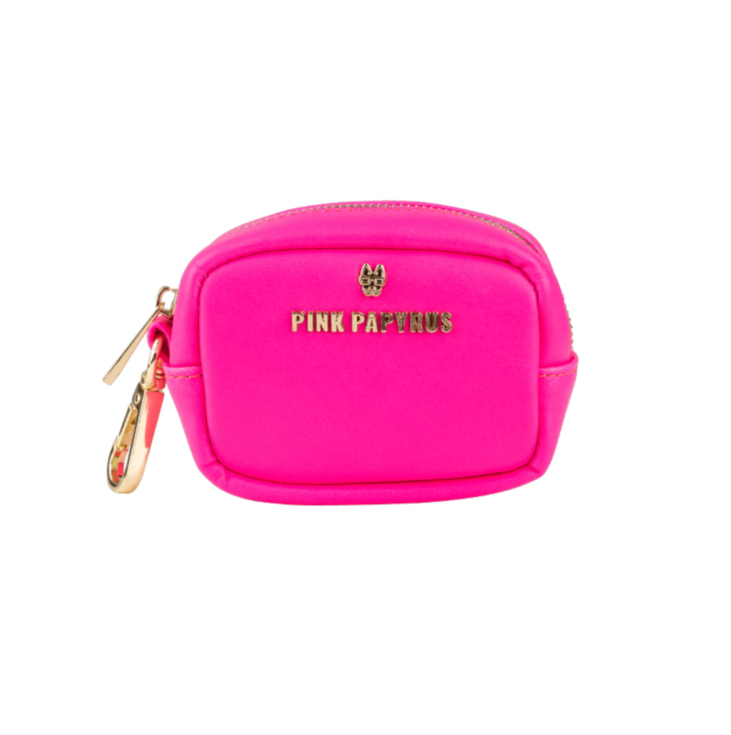 Cleo Hot Pink Waste Bag Dispenser And Treat Pouch