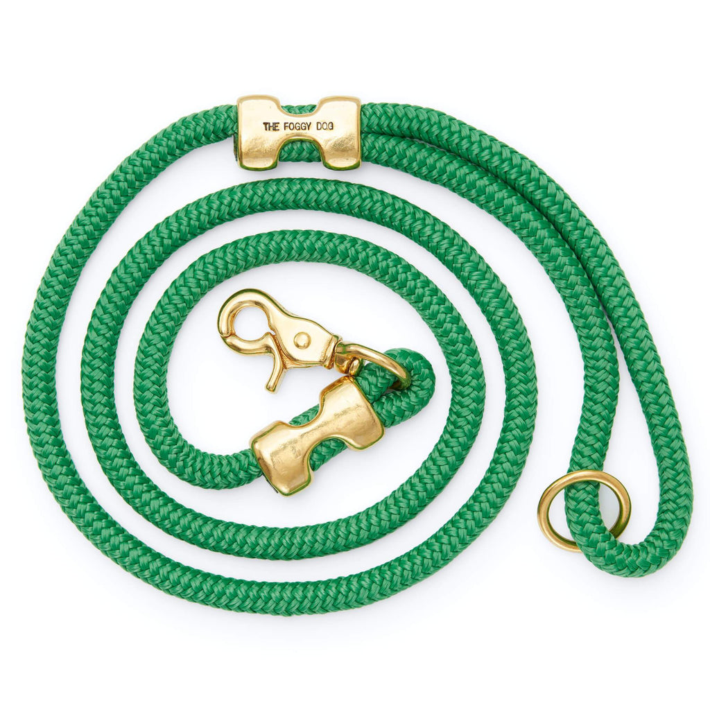 Grass Green Marine Rope Dog Leash