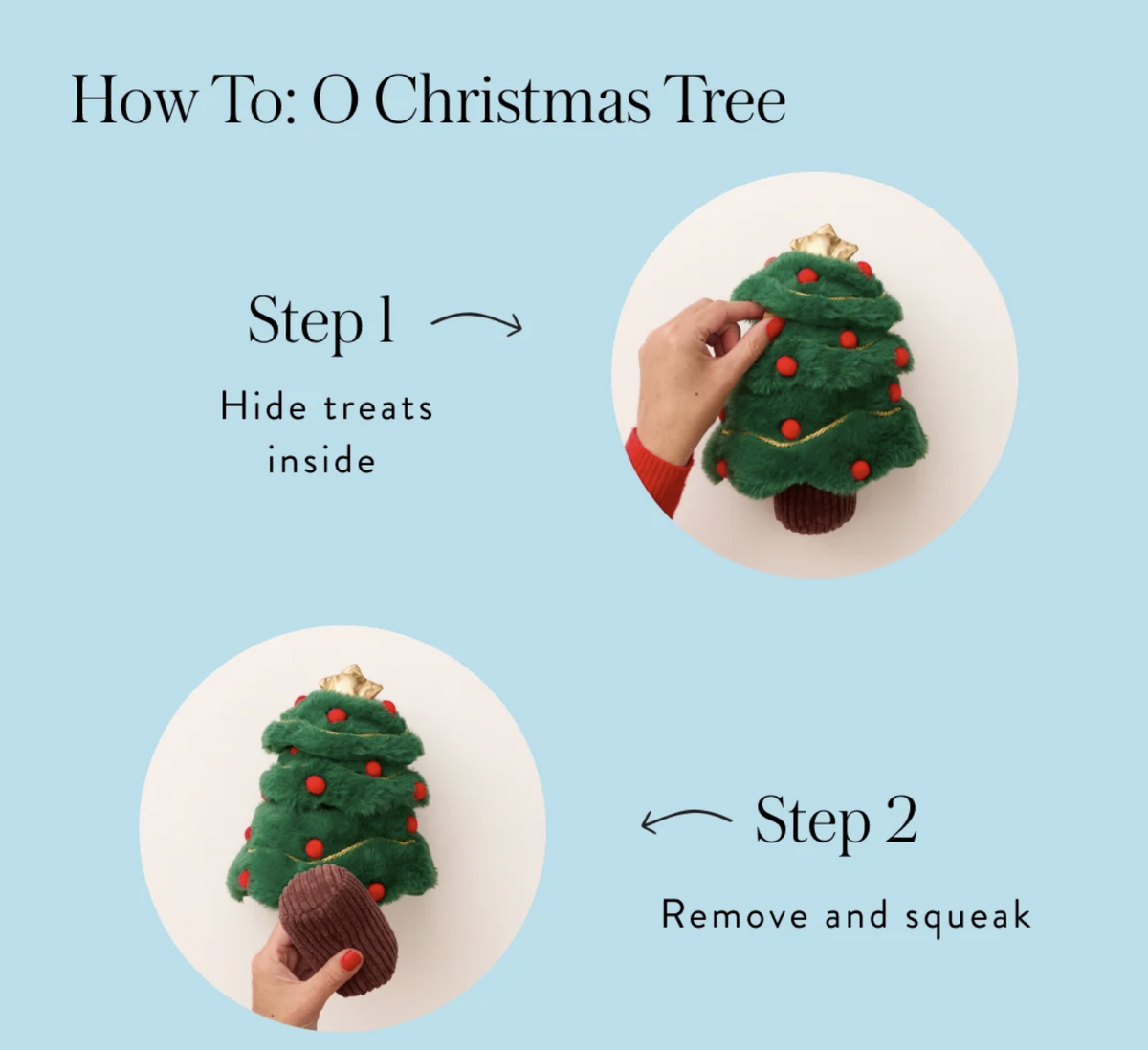 O Christmas Tree Interactive Snuffle Dog Toy