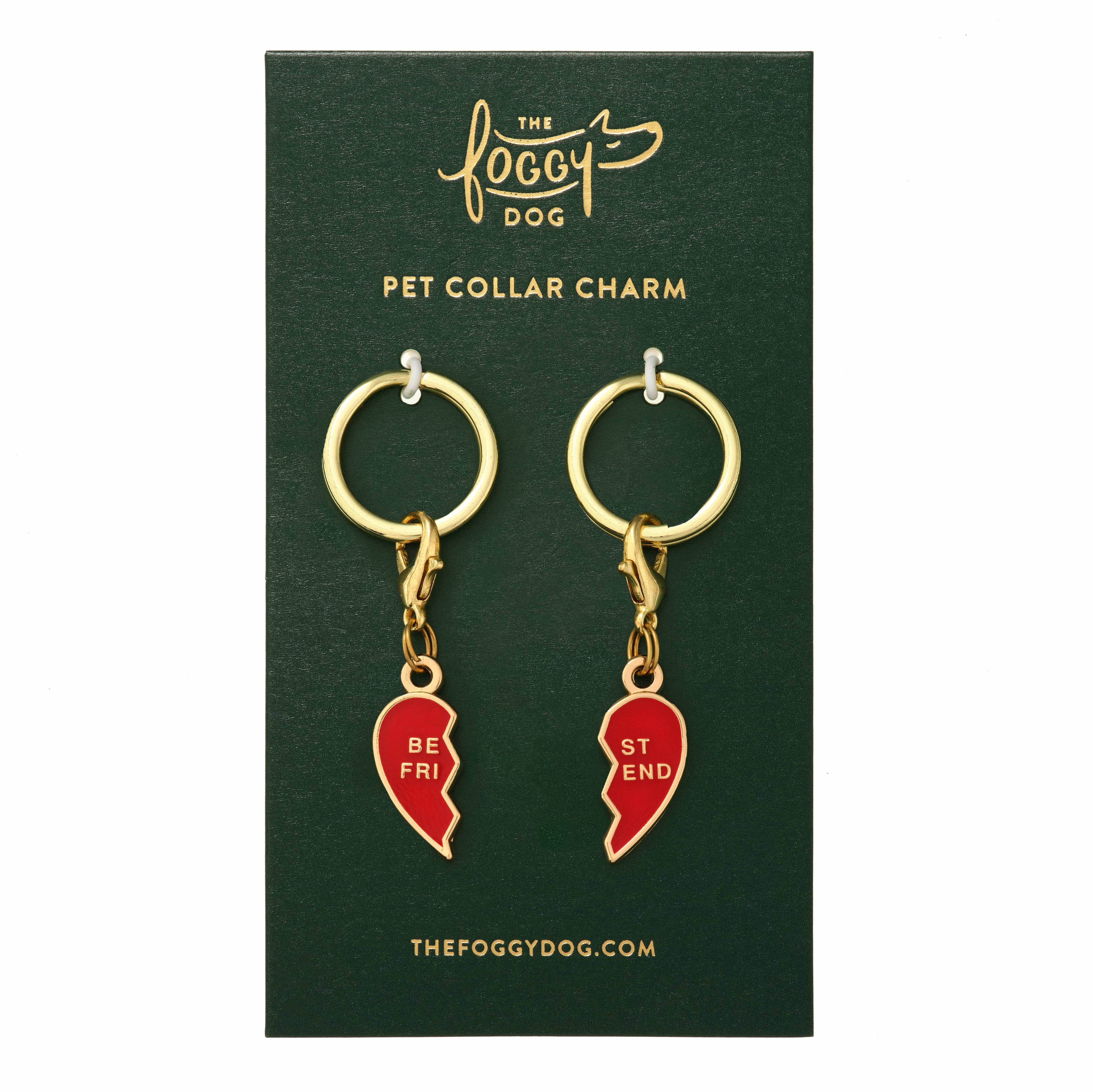 BFF Hearts Collar Charm