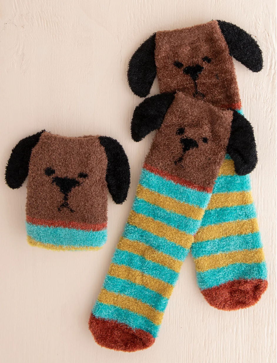 Cozy Sock Brown Dog