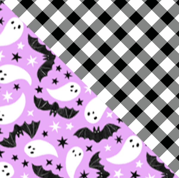 Spooky Season Reversible Dog Bandana - Glow in the dark