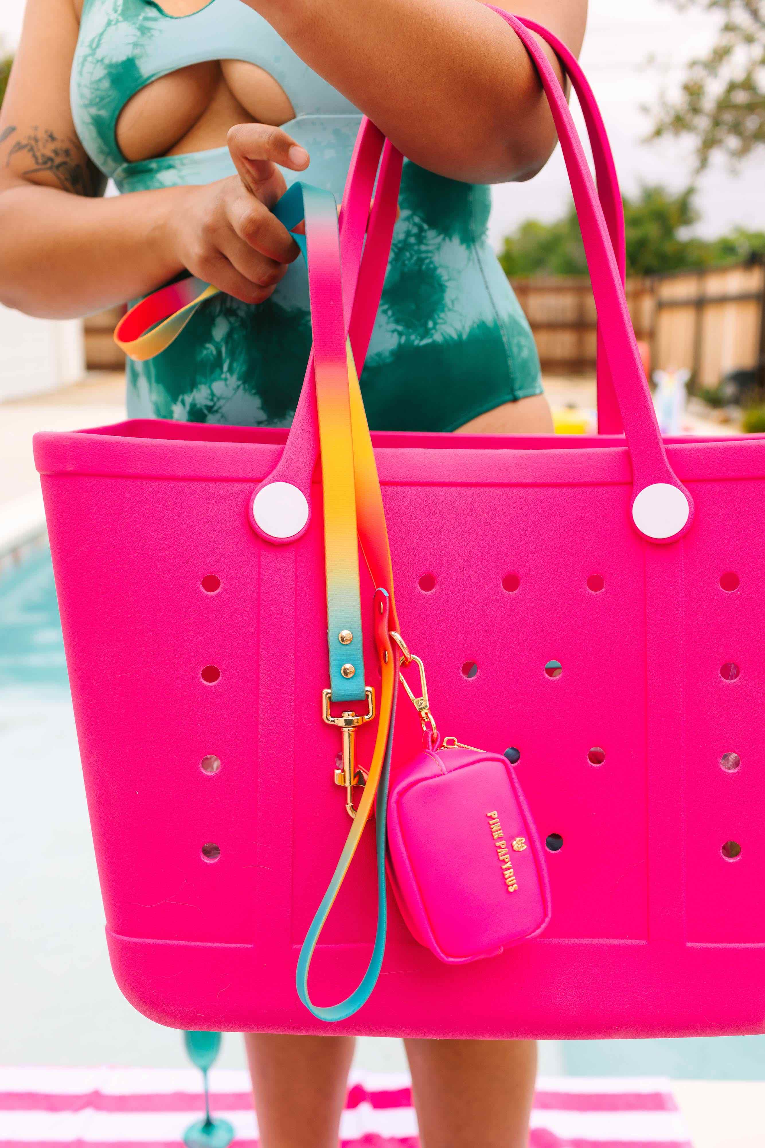 Cleo Hot Pink Waste Bag Dispenser And Treat Pouch